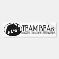 Team-Bärn-Autoaufkleber-Schwarzes