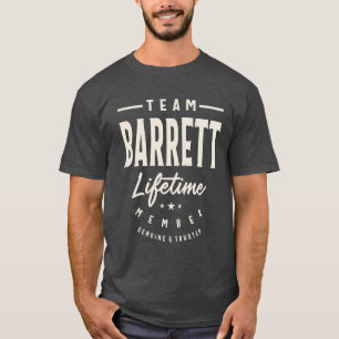 Team Barrett Lifetime Mitglied Barrett Name T-Shirt