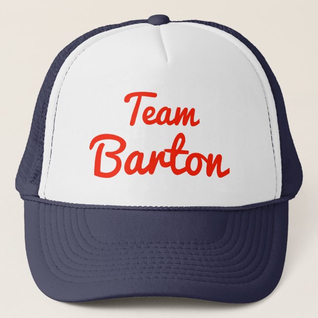 Team Barton Truckerkappe (Vorderseite)