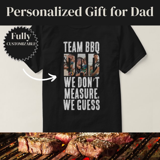 Team BBQ Papa Humor T-Shirt (Team BBQ Dad Humor T-Shirt)
