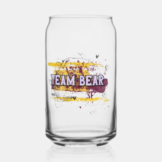 Team Bear Glass Dosenglas
