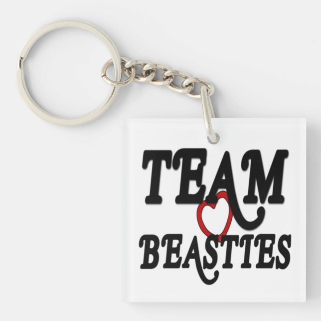 Team Beasties Liebe-Schlüsselkette Schlüsselanhänger (Vorderseite)