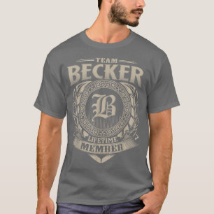 Team BECKER Lebenslanges Mitglied Vintage BECKER F T-Shirt
