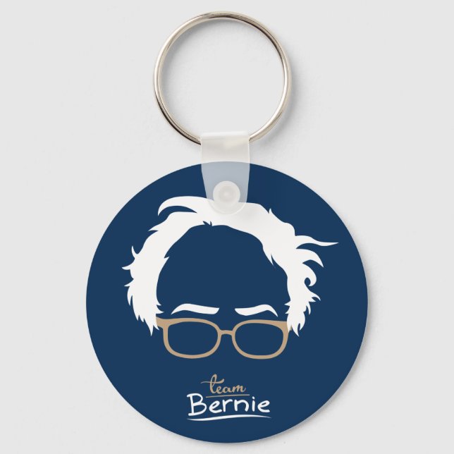 Team Bernie - Bernie Sanders als Präsident Schlüsselanhänger (Vorderseite)