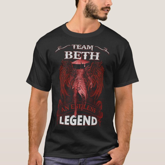 Team BETH - Ein endloses LEGEND T-Shirt (Vorderseite)