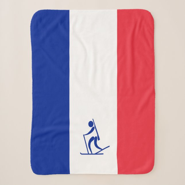 Team Biathalon Frankreich Sherpadecke (Vorderseite)