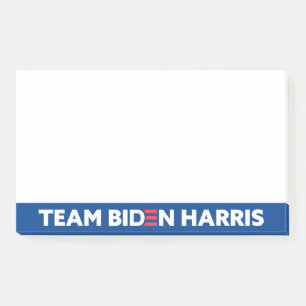 Team Biden Harris Custom Colors White and Blue Post-it Klebezettel