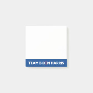 Team Biden Harris Custom Colors White and Blue Post-it Klebezettel