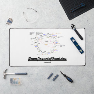 Team Bio Chemistry Krebs Cycle TCAC Schreibtischunterlage