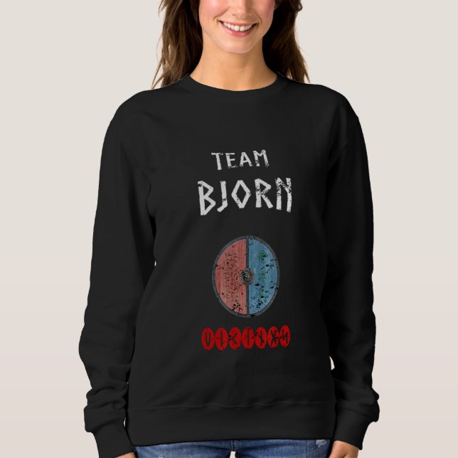 Team Bjorn Vikings für Nordkrieger Sweatshirt (Vorderseite)