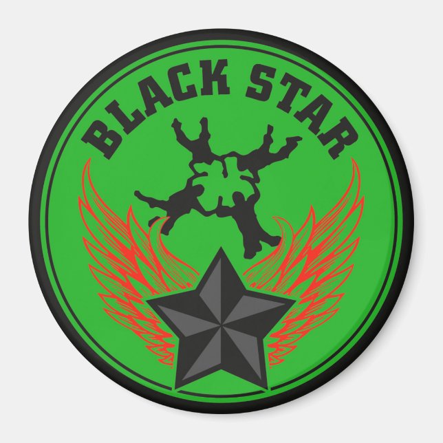 Team Blackstar Skydiving Magnet (Vorne)