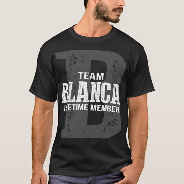 Team BLANCA Lifetime Member T-Shirt (Vorderseite)