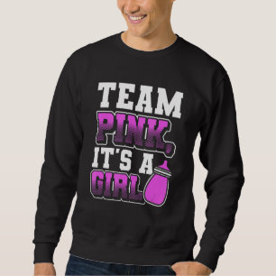 Team Blue Es ist eine Mädchen Schwangerschaft Ankü Sweatshirt