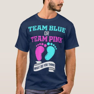 Team Blue oder Team Pink Gender Reveal  T-Shirt