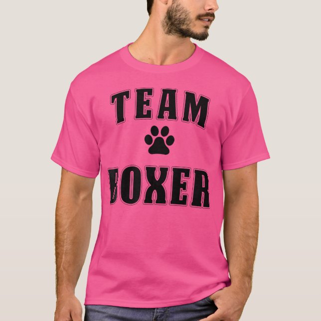 Team Boxer - Funny Boxer Shirt Geschenk für Boxer  (Vorderseite)