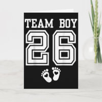 Team Boy 2026 Geschlecht Enthüllung Baby Dusche Pa