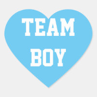 TEAM BOY Baby enthüllt Aufkleber, Babydusche