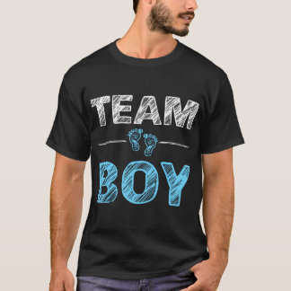 Team Boy Gender Reveal Party bald Baby Showe T-Shirt