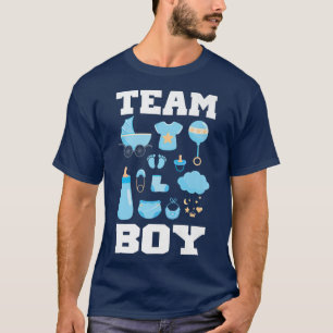 Team Boy Gender Reveal Party Team Boy T-Shirt