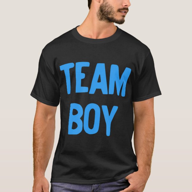 Team Boy Gender Reveal Shirt Team Blue Gender Reve (Vorderseite)