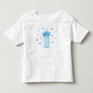 Team Boy Milk Flasche - Spaß und spielerisches Bab Kleinkind T-shirt