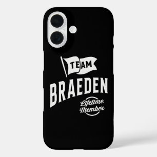 Team Braeden Lifetime Mitglied iPhone 16 Hülle