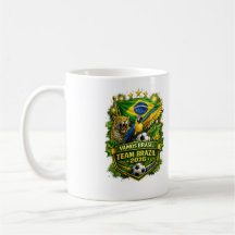 Team Brasil 2026 Jaguar & Arara Fußballfan 
