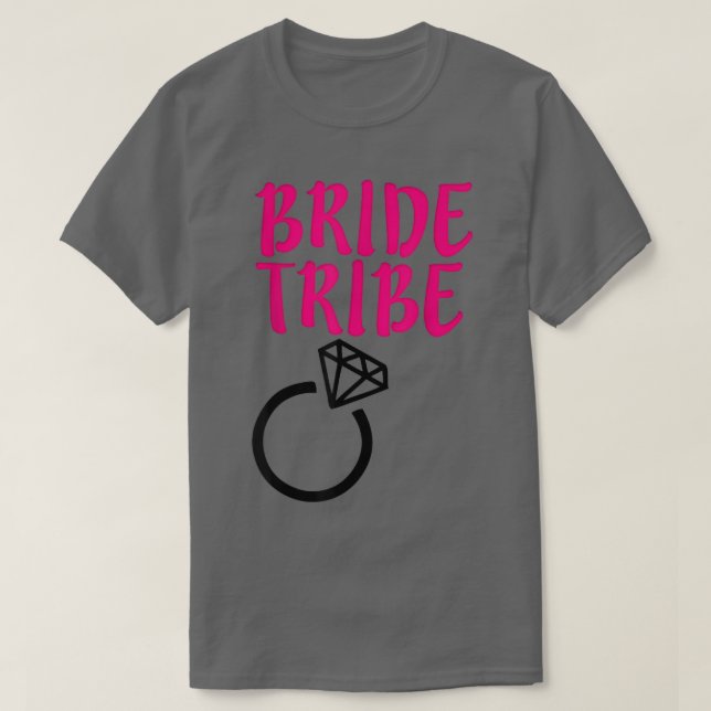 Team Braut Braut T-Shirt Hochzeitsfeier  (Design vorne)