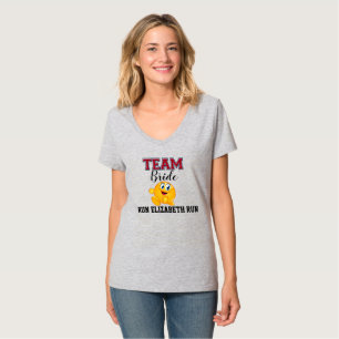 Team Braut Brautjungfern T-Shirt