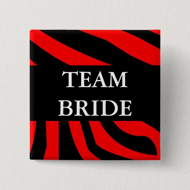 Team-Braut Button (Vorderseite)