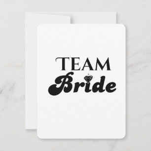 Team Braut Einladung