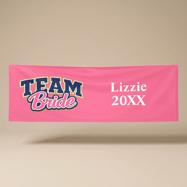 Team Braut Feste Hochzeitsfeier Banner (Von Creator hochgeladen)
