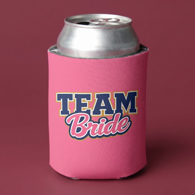 Team Braut Feste Hochzeitsgesellschaft Dosenkühler (Von Creator hochgeladen)