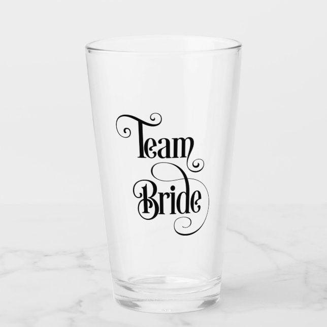 Team Braut Glas (Vorderseite)