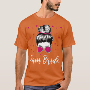 Team Braut Heiratet Coole Braut Hennen Nacht  T-Shirt
