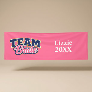 Team Braut Hochzeitsgesellschaft Banner
