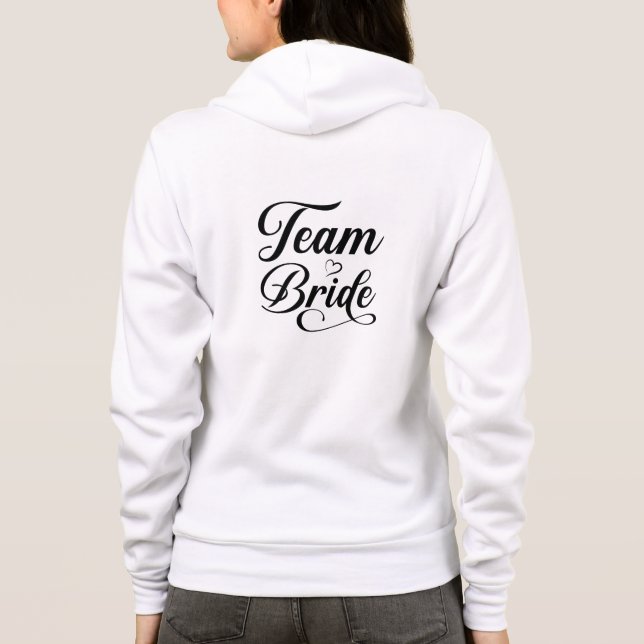 Team Braut Hoodie (Rückseite)