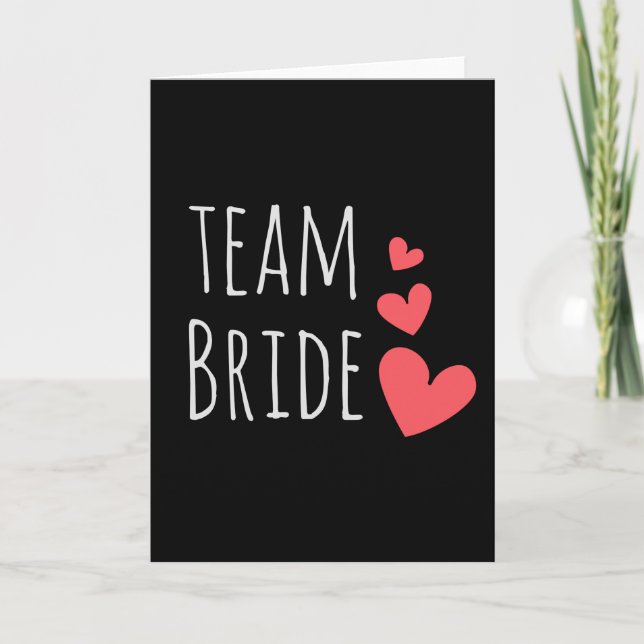 Team Braut Karte (Vorderseite)