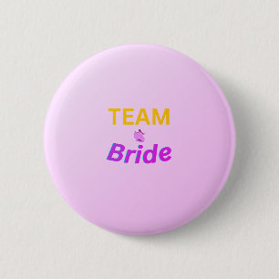 Team Braut Knopf Button