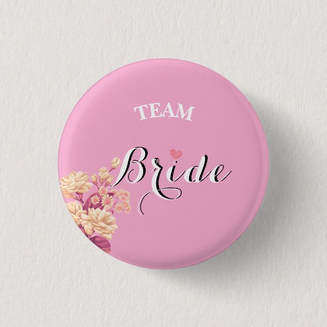Team Braut ladkiwale Abzeichen Button (Vorderseite)