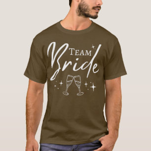 Team Braut Lustiger Junggesellinnenabschied-Set fü T-Shirt