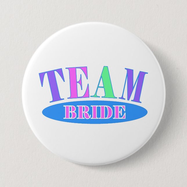 Team-Braut - Party-Button Button (Vorderseite)