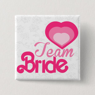 TEAM-BRAUT, wedding Button