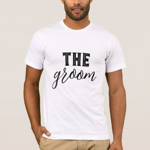 Team Brautführer Hemd für den Bräutigam – Schwarz  T-Shirt