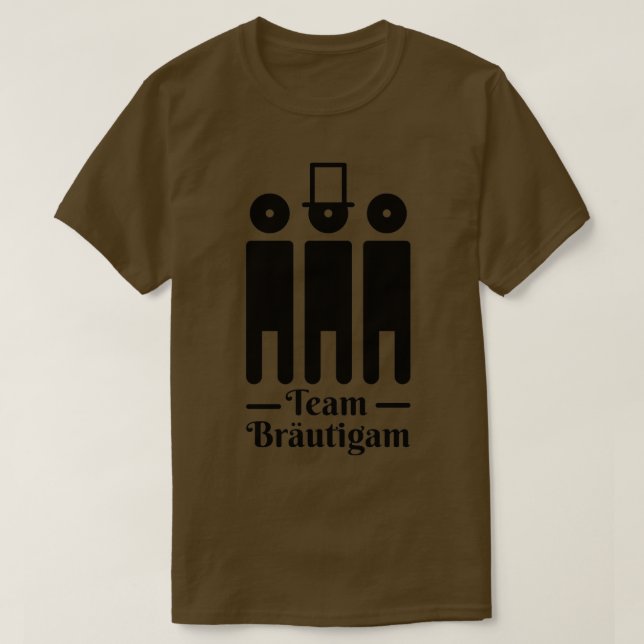 Team-Bräutigam 37 T-Shirt (Design vorne)