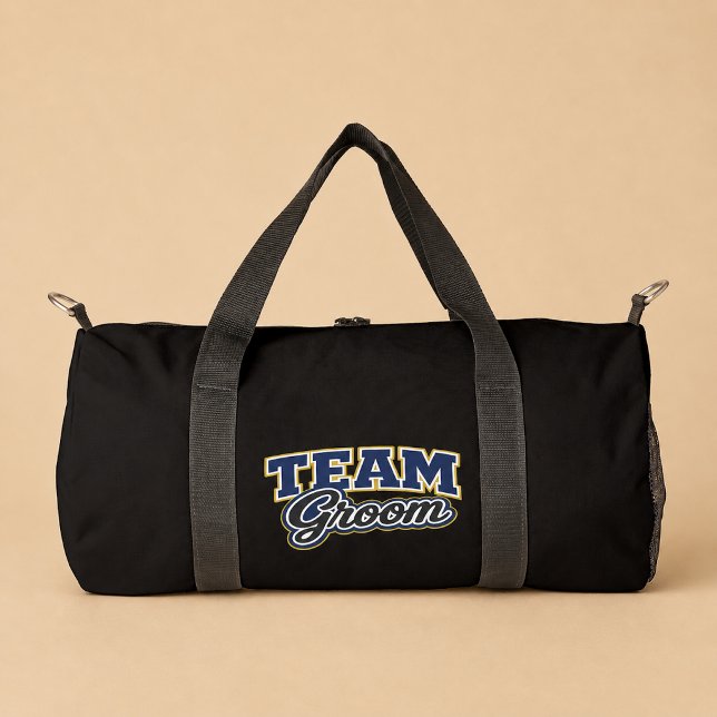 Team Bräutigam Bold Hochzeitsgesellschaft Duffle Bag (Von Creator hochgeladen)