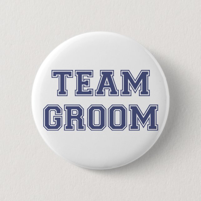 Team-Bräutigam Button (Vorderseite)