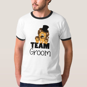 Team-Bräutigam-Cartoon T-Shirt