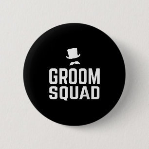 Team Bräutigam Squad Hochzeit Junggesellenabschied Button