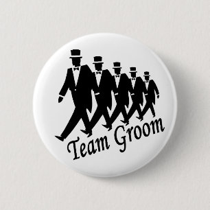 Team-Bräutigam-Trauzeugen Button